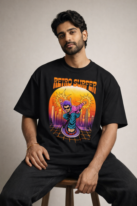 Retro Surfer - Oversized Tshirt