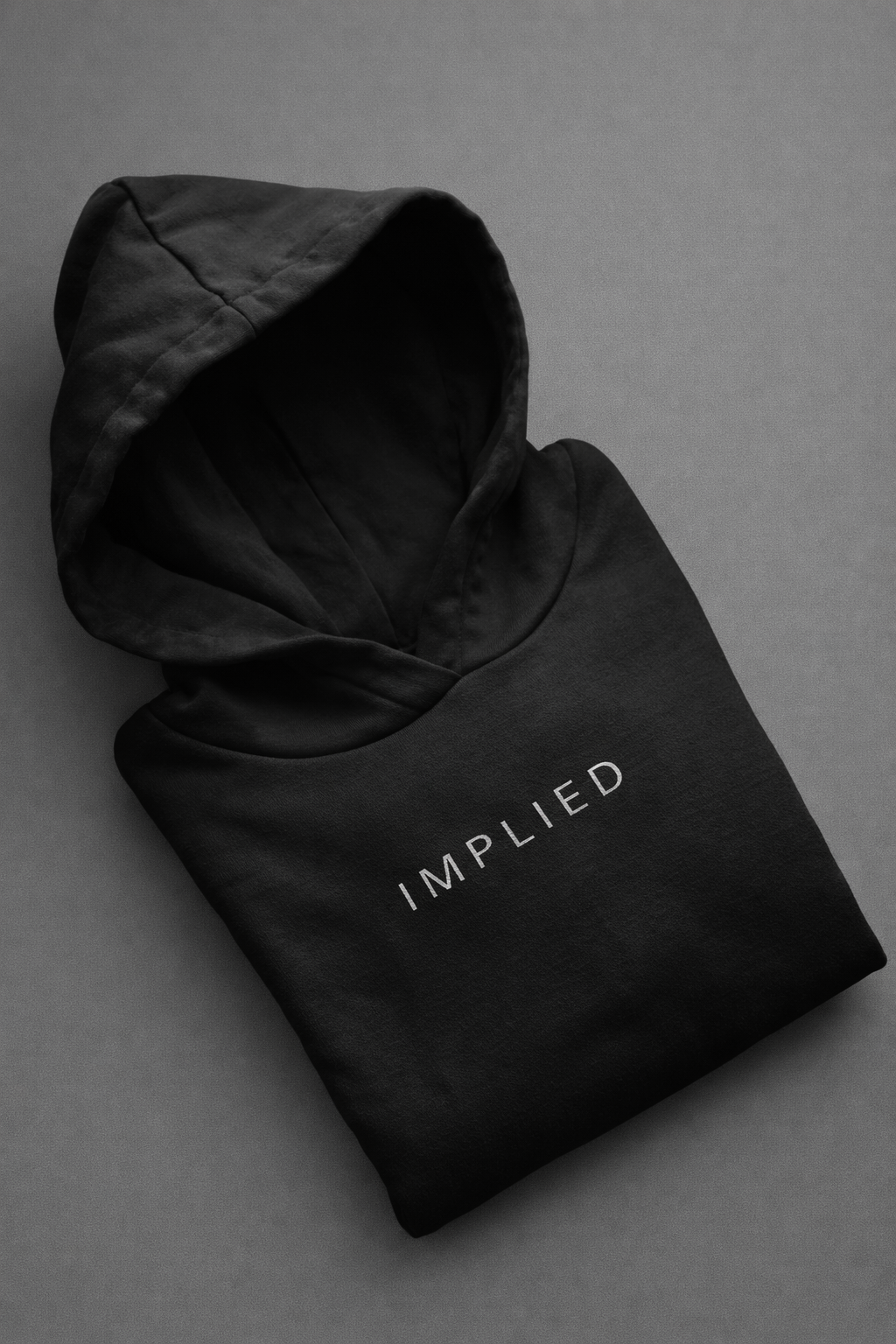 QR-Custom Message Oversized Hoodie