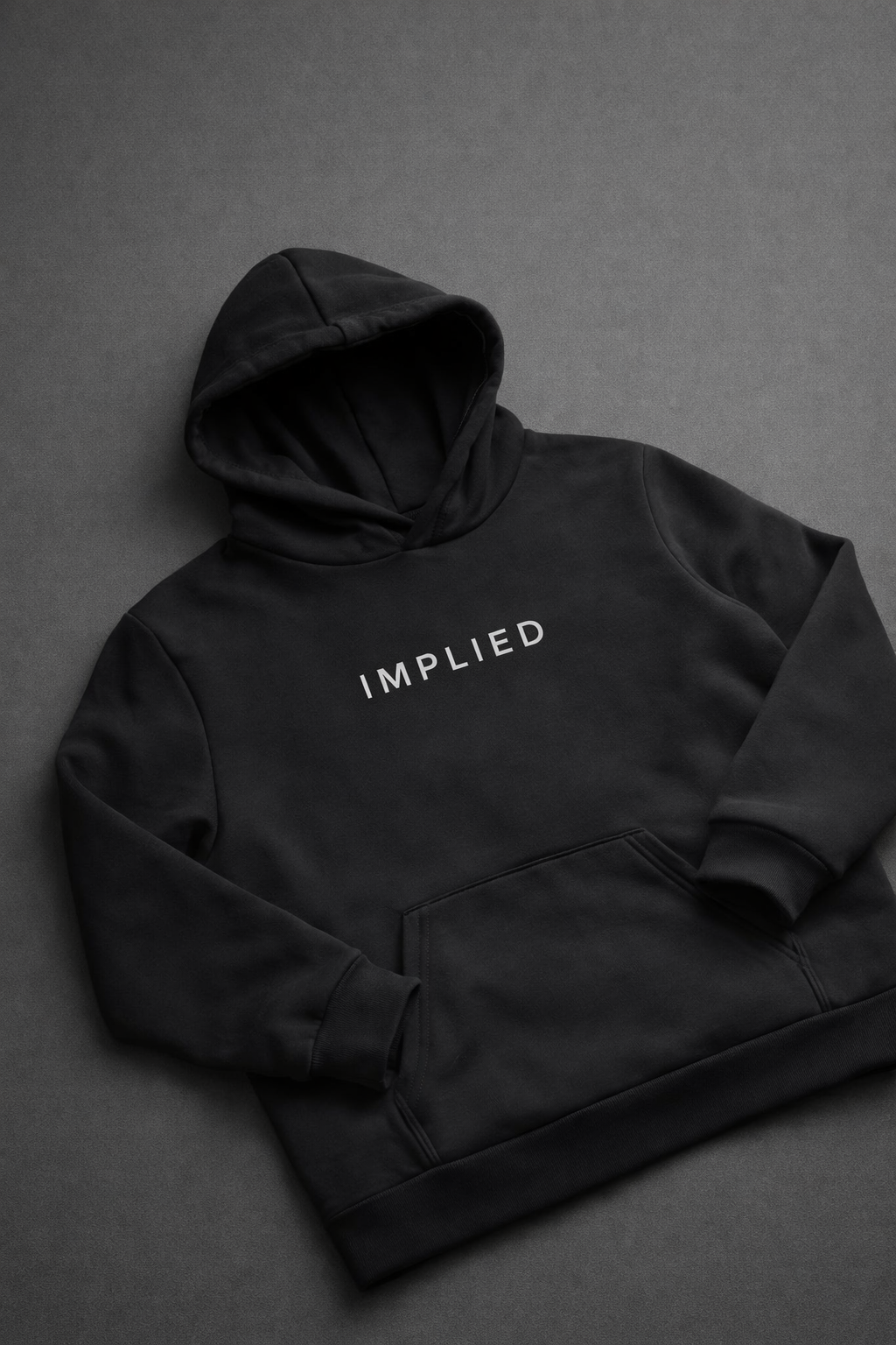 QR-Custom Message Oversized Hoodie